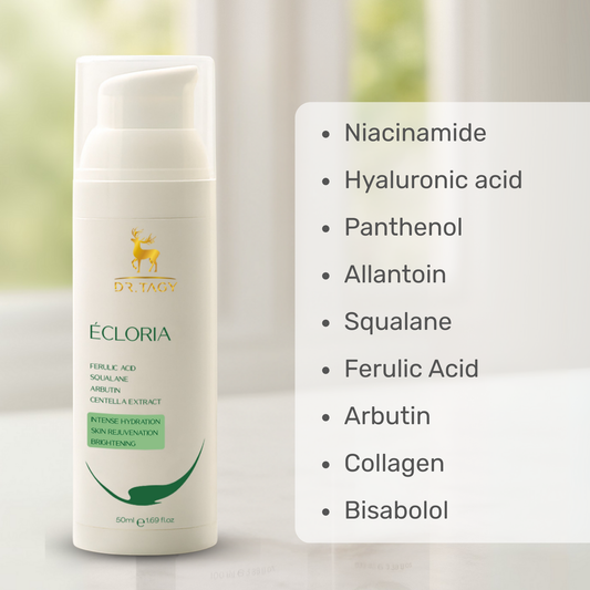 إكلوريا – كريم الترطيب، توحيد اللون، وترميم البشرة (50 مل)