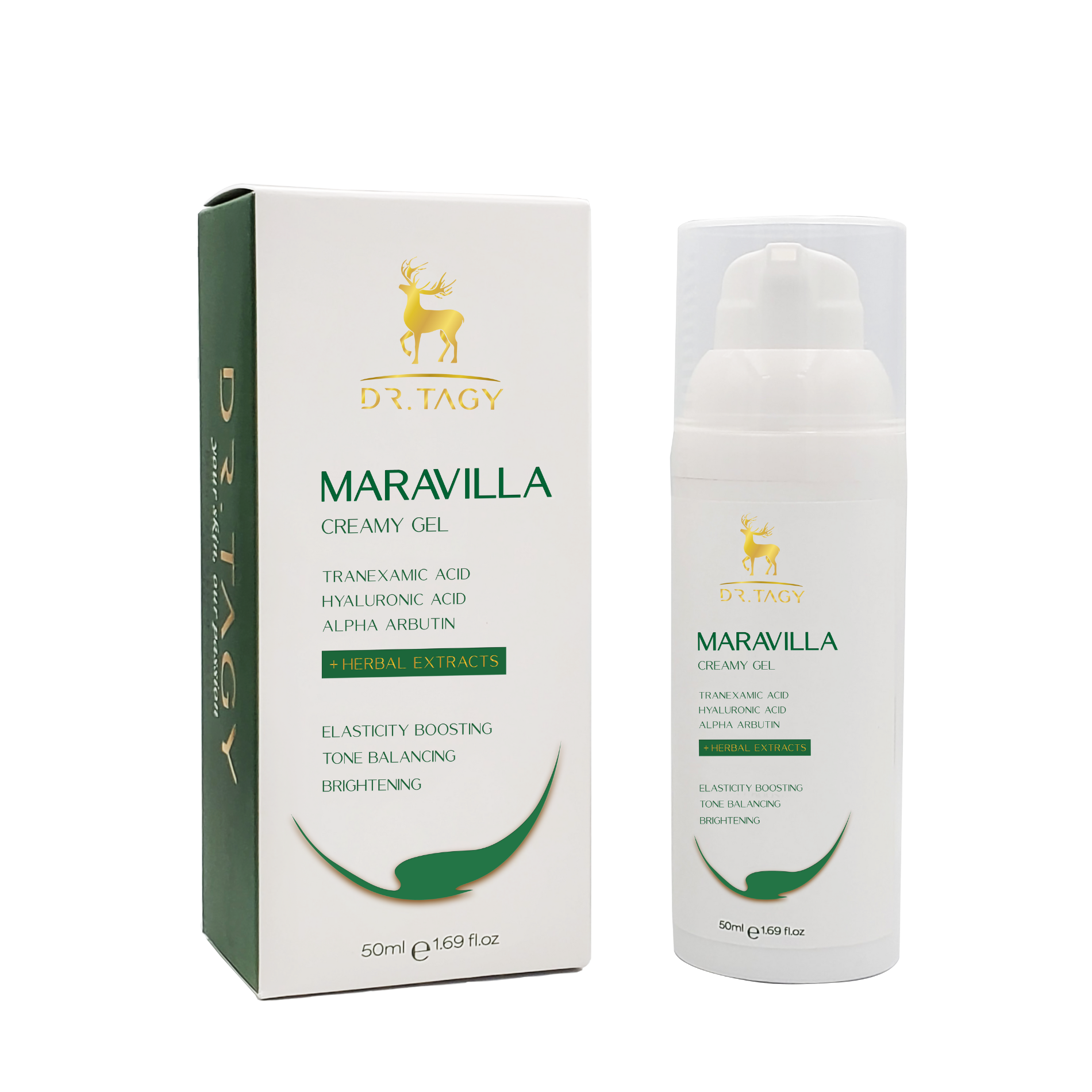 Whitening and Brightening Cream - MARAVILLA 50ml