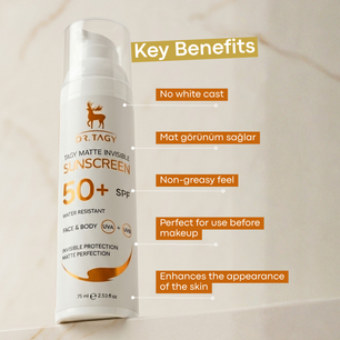 TAGY SUNSCREEN SPF 50+  75ml