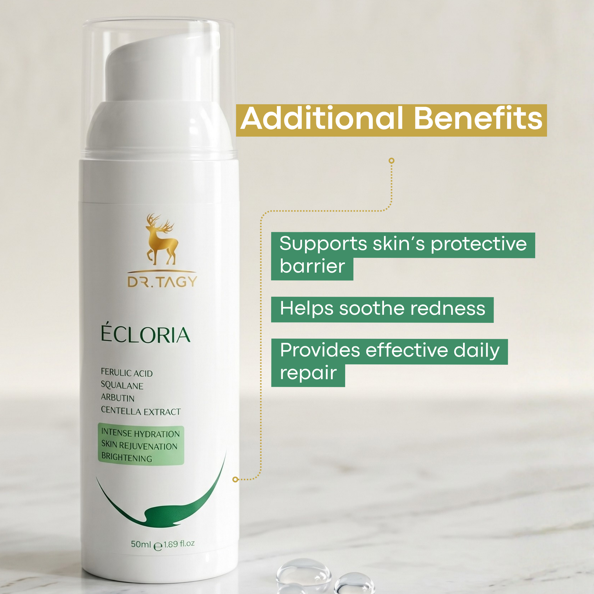 Ecloria – Cream for Hydration, Tone Evening & Skin Repair (50 ml)