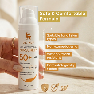 TAGY SUNSCREEN SPF 50+  75ml