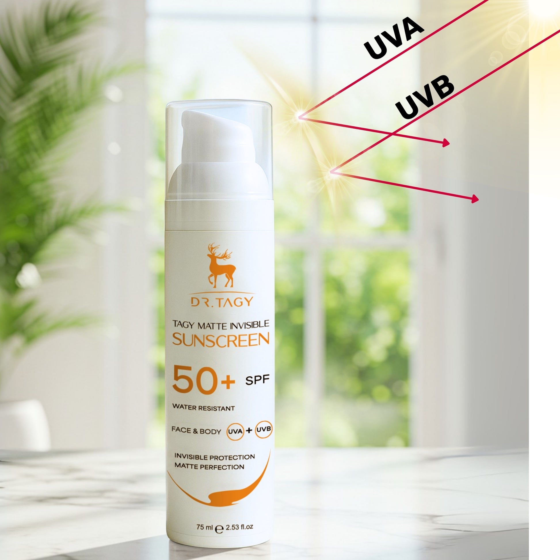 TAGY SUNSCREEN SPF 50+     75ml