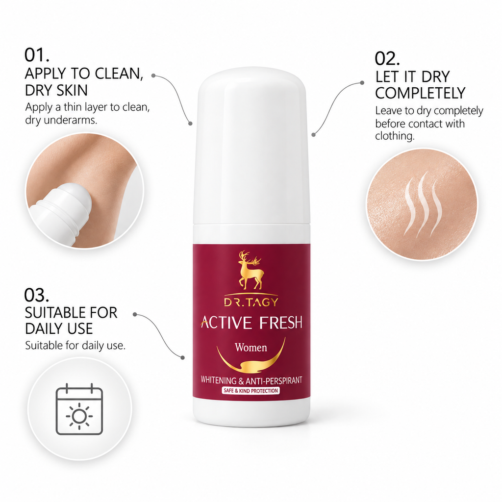 DR TAGY Active Fresh Kadın Roll-On Deodorant 50 ml