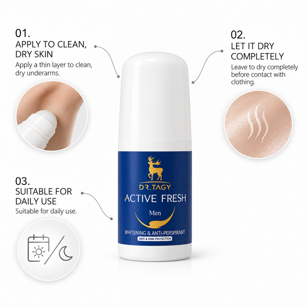 DR TAGY Active Fresh Erkek Roll-On Deodorant 50 ml