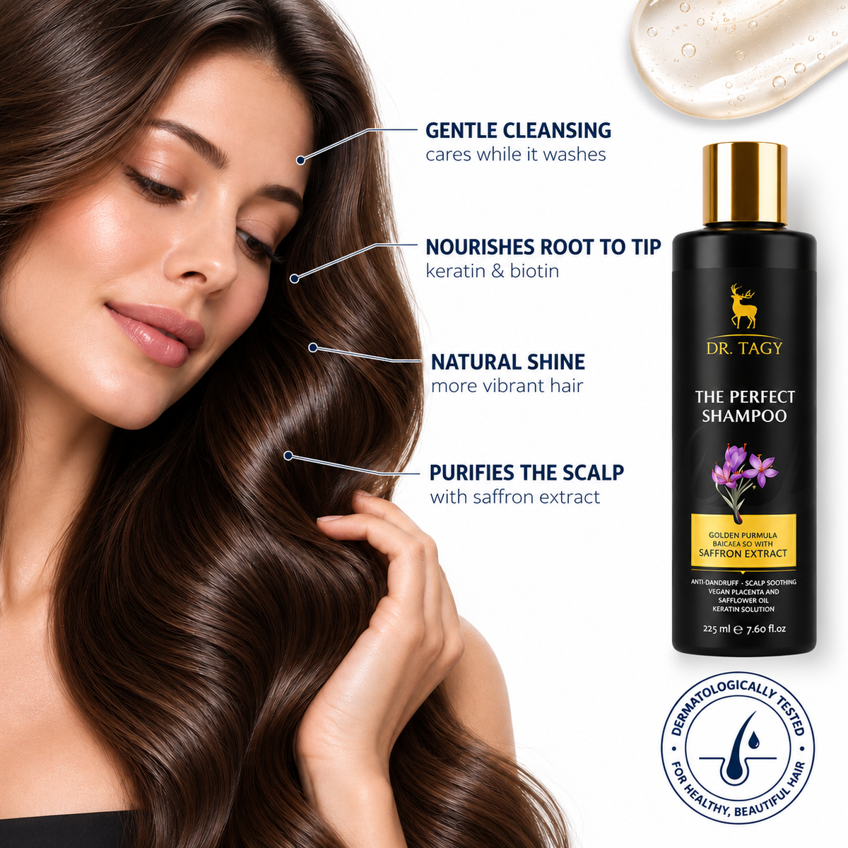 DR TAGY Saffron Nourishing Shampoo 250 ml