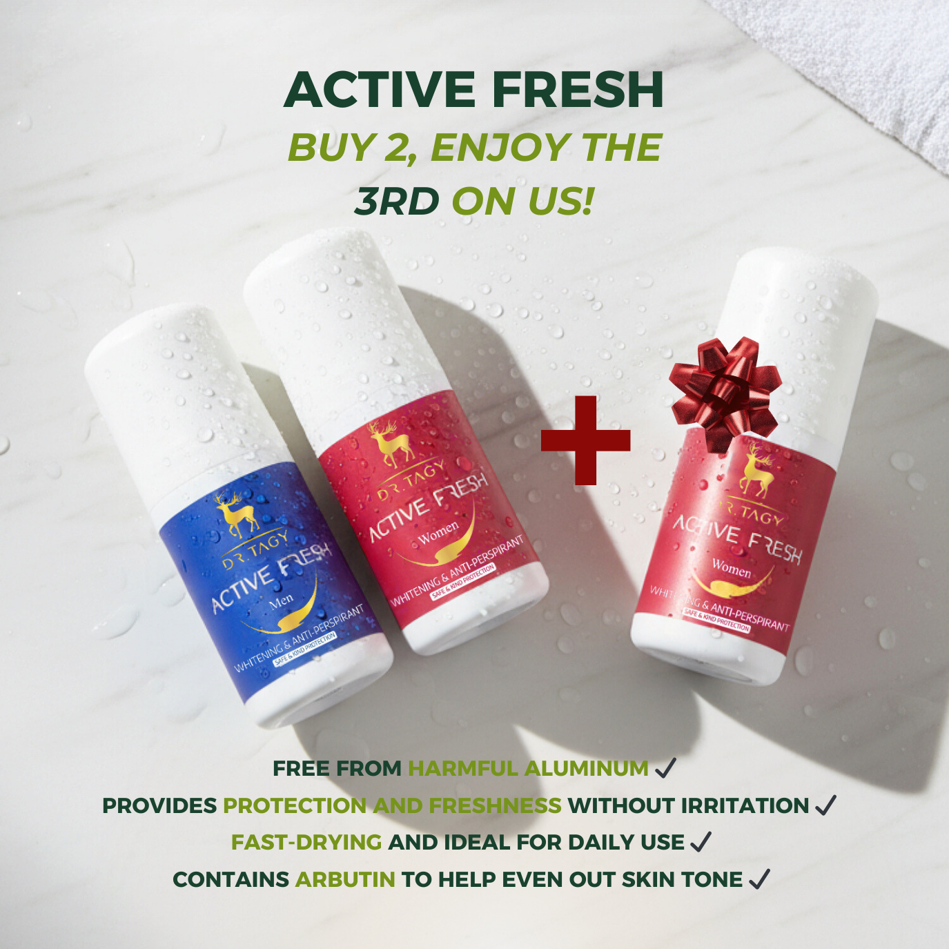 Active Fresh Roll-On — Buy 2 Get 1 Free